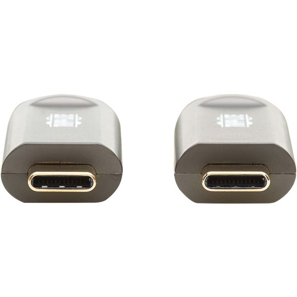 Eaton Tripp Lite Series USB-C AOC Cable (M/M) - USB 3.2 Gen 2 (10 Gbps) Plenum-Rated Fiber Active Optical Cable - Data Only, Black, 10 m (33 ft.) - Image 3