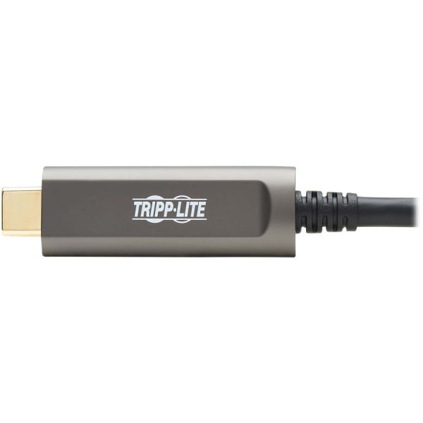 Eaton Tripp Lite Series USB-C AOC Cable (M/M) - USB 3.2 Gen 2 (10 Gbps) Plenum-Rated Fiber Active Optical Cable - Data Only, Black, 10 m (33 ft.) - Image 5