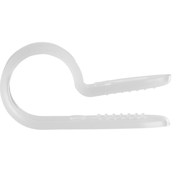 StarTech.com 100 Pack Screw Mount Cable Clamps - Wire Fastener/Holder - R-Type Screw Down Reusable Nylon Clips - UL/94V-2 Rated - Large - Image 3