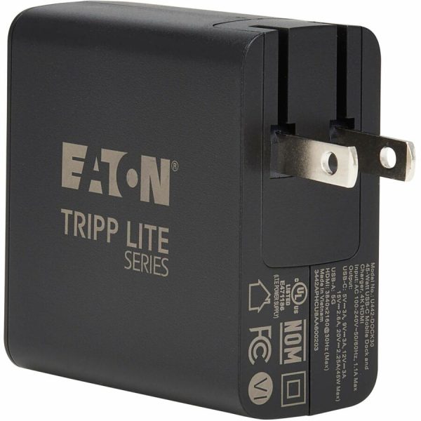 Eaton Tripp Lite Series Travel-Sized USB-C Dock and Charger - 4K HDMI, USB 3.2 Gen 1, 45W PD Charging - Image 3