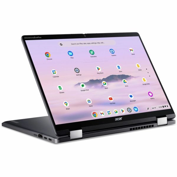 Acer Chromebook Plus Spin 714 CPE794-1N CPE794-1N-57SR 14" Touchscreen Convertible 2 in 1 Chromebook - WUXGA - Intel Core Ultra 5 125U - 16 GB - 256 GB SSD - English (US) Keyboard - Iron - Image 2