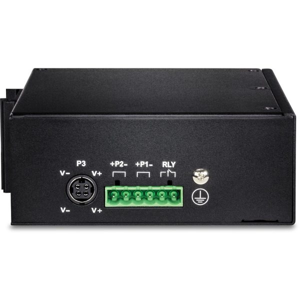 TRENDnet 16-Port Hardened Industrial Unmanaged Gigabit 10/100/1000Mbps DIN-Rail Switch w/ 16 Gigabit PoE+ Ports; Lifetime Protection; TI-PG160 - Image 3
