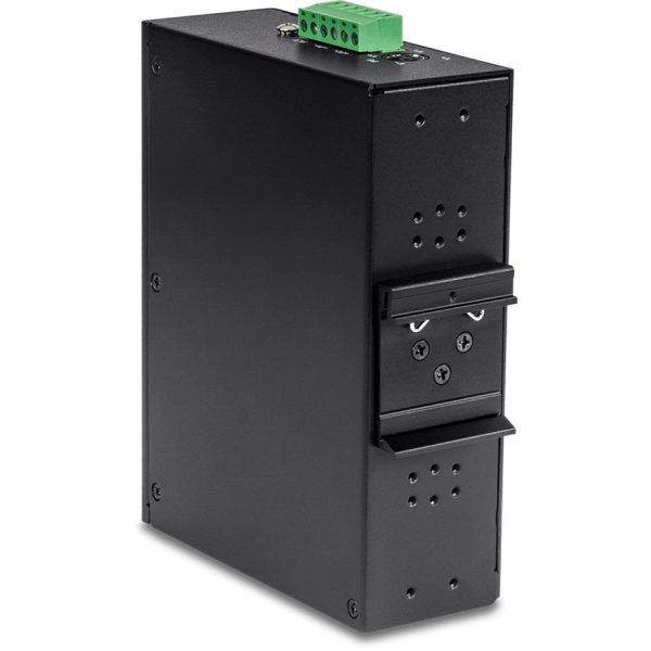 TRENDnet 16-Port Hardened Industrial Unmanaged Gigabit 10/100/1000Mbps DIN-Rail Switch w/ 16 Gigabit PoE+ Ports; Lifetime Protection; TI-PG160 - Image 4