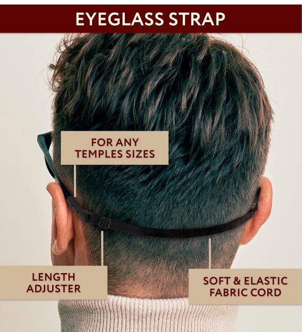 Glasses Nose Grips Non Slip   Eyeglass Nose Pads Anti Slip 1 mm   6 Pairs Nose Bridge Pads for Glasses   Silicone Glasses Nose Pad (Black Pads & Black Glasses Strap) - Image 5