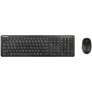 Targus Antimicrobial Full-Size Keyboard and Midsize Comfort Mouse Bundle