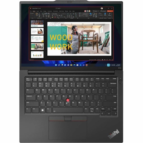 Lenovo ThinkPad E14 Gen 5 21JK0052US 14" Touchscreen Notebook - WUXGA - Intel Core i5 13th Gen i5-1335U - 16 GB - 512 GB SSD - English Keyboard - Graphite Black - Image 8