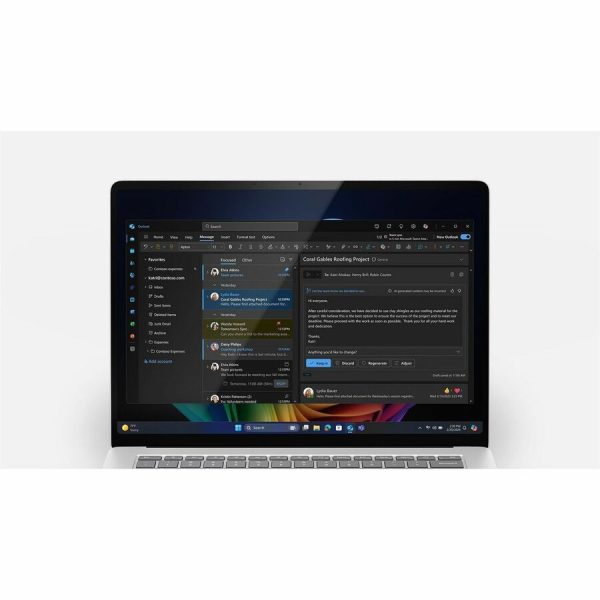 Microsoft Surface Laptop 7 15" Touchscreen Copilot+ PC Notebook - Qualcomm Snapdragon X Elite - 16 GB - 512 GB SSD - English Keyboard - Platinum - Image 4
