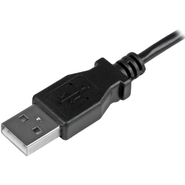 StarTech.com 2m 6 ft Left Angle Micro-USB Charge-and-Sync Cable M/M - USB 2.0 A to Micro-USB - 24 AWG - Image 3