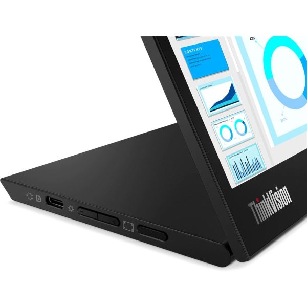Lenovo ThinkVision M14d 14" Class LED Monitor - 16:10 - Raven Black - Image 5