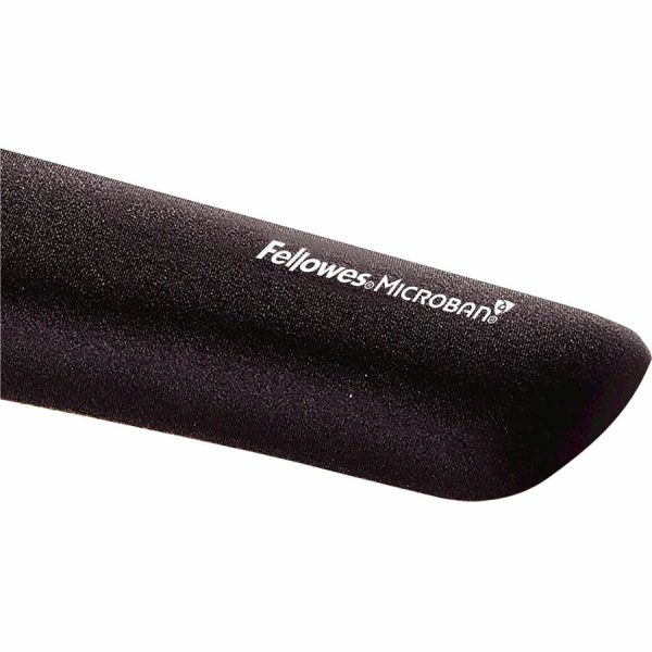 Fellowes® PlushTouch™ Foam Keyboard Wrist Rest with MICROBAN® - Black (9252101) - Image 7