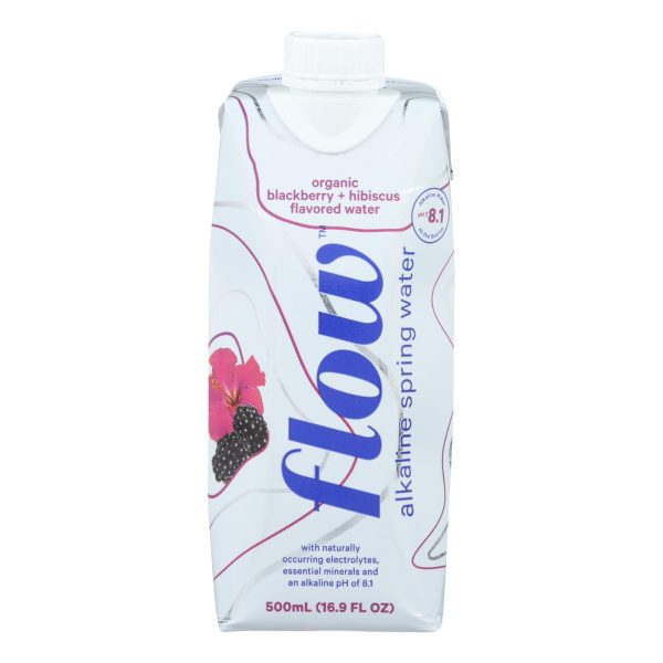 Flow - Water Spk Blackberry - Case of 12 - 500 ML - Image 2