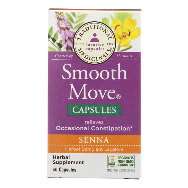 Traditional Medicinals - Smooth Mv Caps Senna - 50 CAP - Image 2