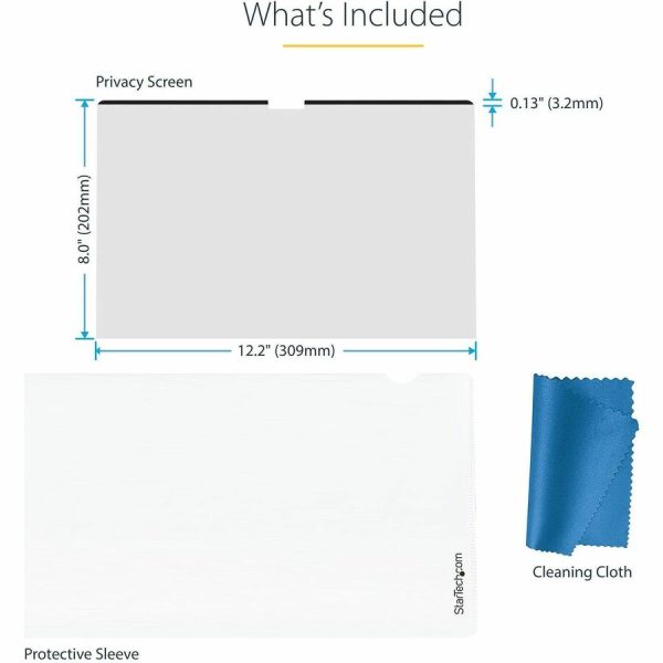 StarTech.com StarTech.com 14-inch MacBook Pro 21/23 Laptop Privacy Screen, Removable and Reversible Anti-Glare Blue Light Filter, Magnetic - Image 7