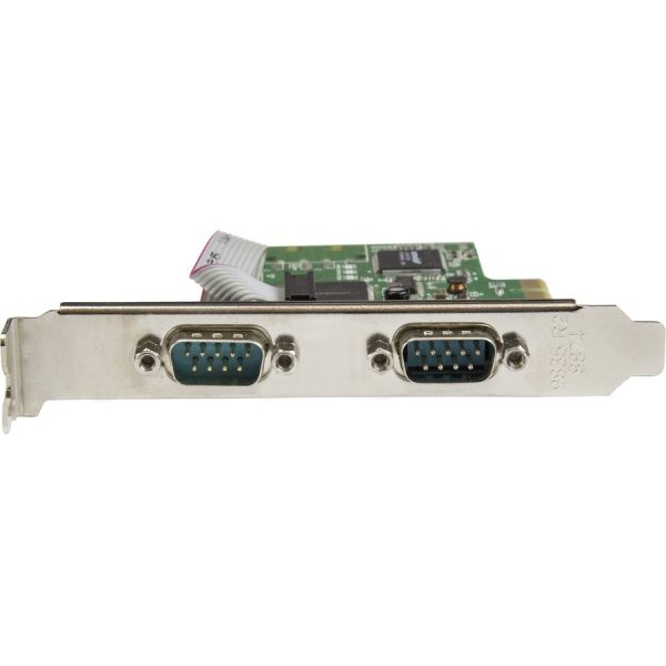 StarTech.com PCI Express Serial Card â€" 2 port â€" Dual Channel 16C1050 UART â€" Serial Port PCIe Card â€" Serial Expansion Card - Image 4