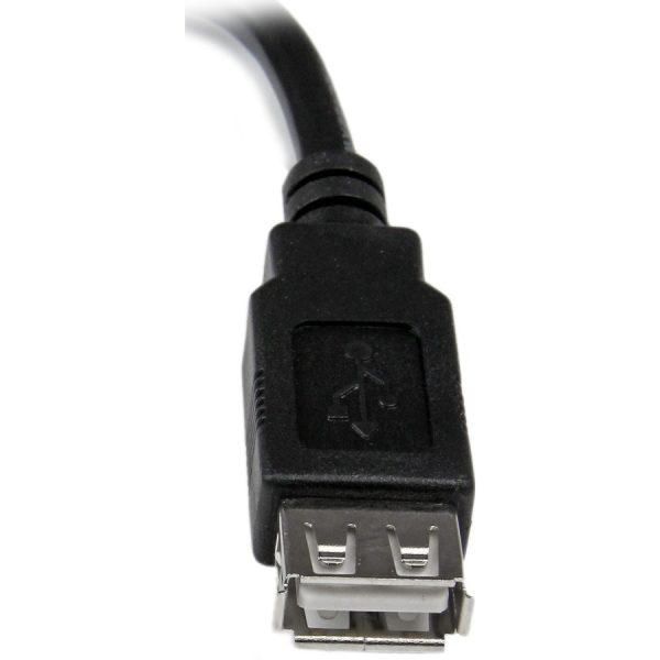 StarTech.com 6in USB 2.0 Extension Adapter Cable A to A - M/F - Image 5