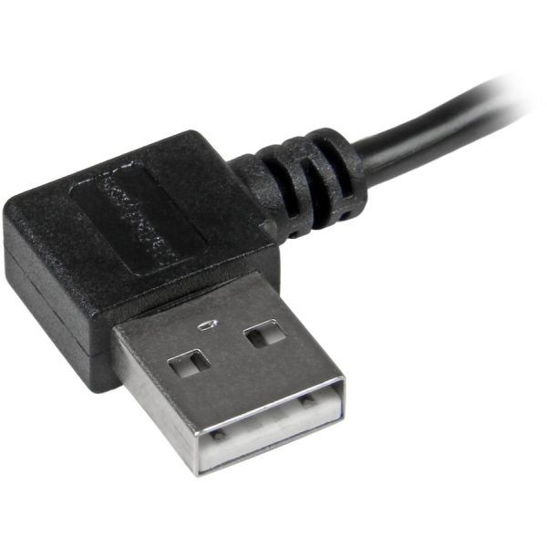 StarTech.com 1m 3 ft Micro-USB Cable with Right-Angled Connectors - M/M - USB A to Micro B Cable - Image 3
