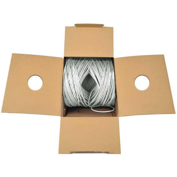Eaton Tripp Lite Series Cat6 Gigabit Solid Core UTP Bulk Ethernet Cable, CMP-LP 0.5A Plenum, 100W PoE/PoE++, White, 1000 ft. (304.8 m) - Image 3