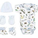 Newborn Baby Boys 4 Pc  Baby Shower Gift Set Ls_0074