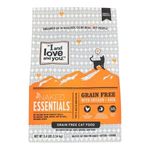 I And Love And You - Cat Kibble Chicken And Duck - Case of 4-3.4 LB