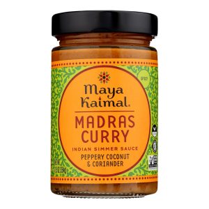 Maya Kaimal Madras Curry Simmer Sauce - Case of 6 - 12.5 oz.
