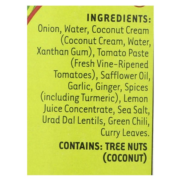 Maya Kaimal Madras Curry Simmer Sauce - Case of 6 - 12.5 oz. - Image 2