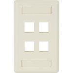 Black Box GigaStation2 4 Socket Network Faceplate