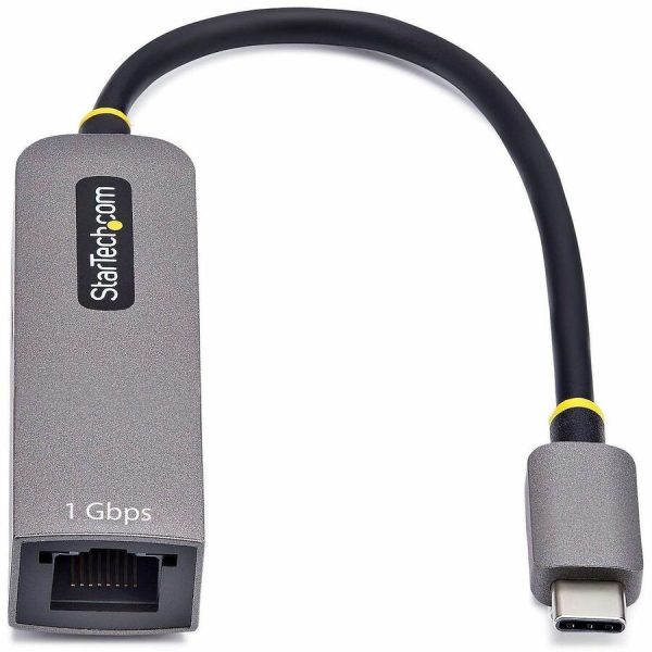StarTech.com USB-C to Ethernet Adapter, 100W PD Pass-Through, NIC, USB 3.0 Type-C 1Gbps Multi Speed Network, USB 3.1 RJ45, Windows & Mac - Image 3