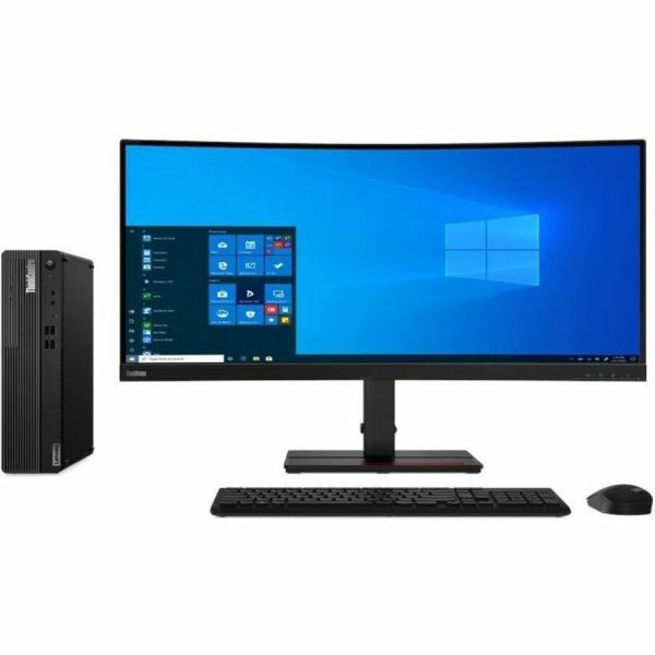 Lenovo ThinkCentre M75s Gen 2 11R8004HUS Desktop Computer - AMD Ryzen 3 PRO 5350G - 8 GB - 256 GB SSD - Small Form Factor - Black - Image 2