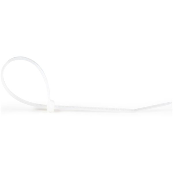 StarTech.com 10"(25cm) Cable Ties, 2-5/8"(68mm) Dia, 50lb(22kg) Tensile Strength, Nylon Self Locking Ties, UL Listed, 1000 Pack, White - Image 3