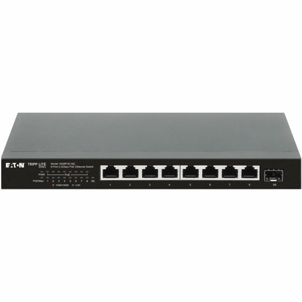Eaton Tripp Lite Series 8-Port 2.5 Gbps Desktop Gigabit Ethernet Unmanaged Switch with PoE+ Pass-Through, 100W, Metal Enclosure, TAA - Image 3