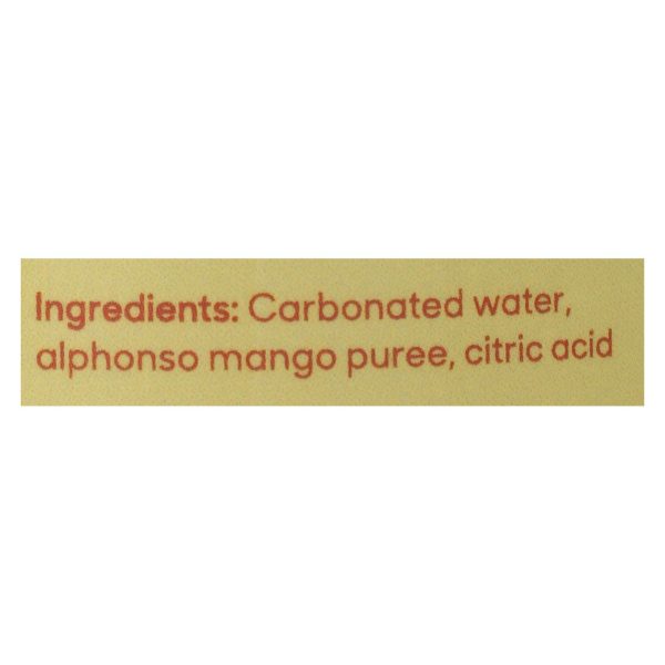 Sanzo - Sparkling Water Alphonso Mango - Case of 12-12 FZ