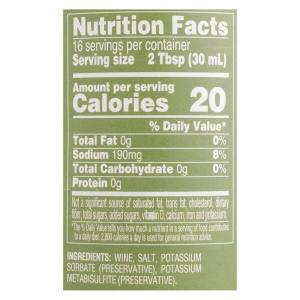 Holland House Holland House White Cooking Wine - White - Case of 12 - 16 Fl oz. - Image 3