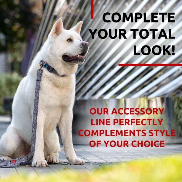 WAUDOG Recycled Cotton Dog Leash 6 Ft   10 Ft Eco Friendly Collar for Small Medium & Large Dogs   Reflective Dog Leash for Medium Dogs   Strong Leashes for Large Breed Dogs Puppy Leash for Small Dogs - Image 6