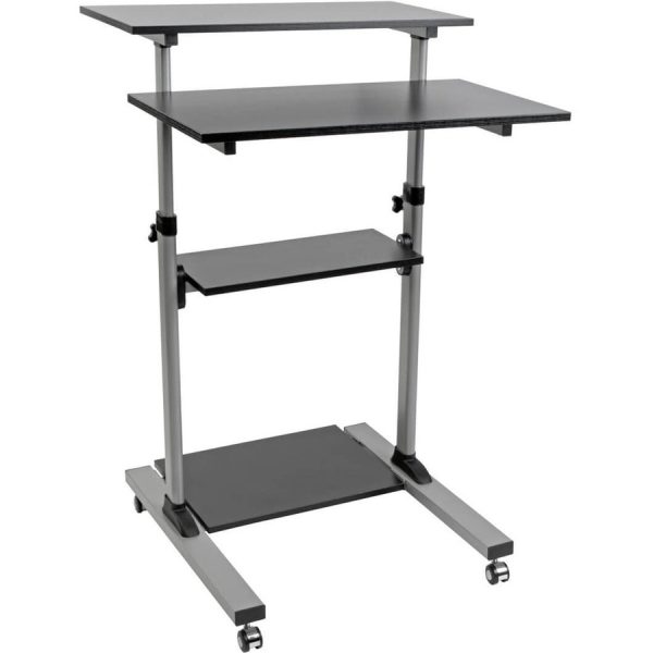 Eaton Tripp Lite Series Rolling Desk TV/Monitor Cart - Height Adjustable - Image 3