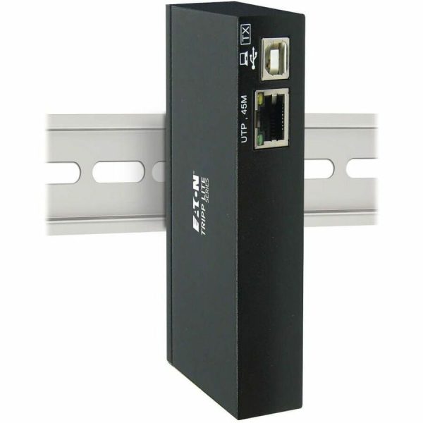 Eaton Tripp Lite Series 4-Port Industrial USB over Cat6 Extender, ESD Protection, PoC - USB 2.0, Mountable, 150 ft. (45.72 m), TAA - Image 3