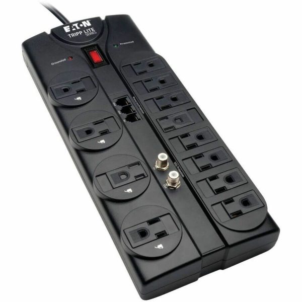 Eaton Tripp Lite Series Protect It! 12-Outlet Surge Protector, 8 ft. (2.43 m) Cord, 2880 Joules, Tel/Modem/Coaxial Protection - Image 9
