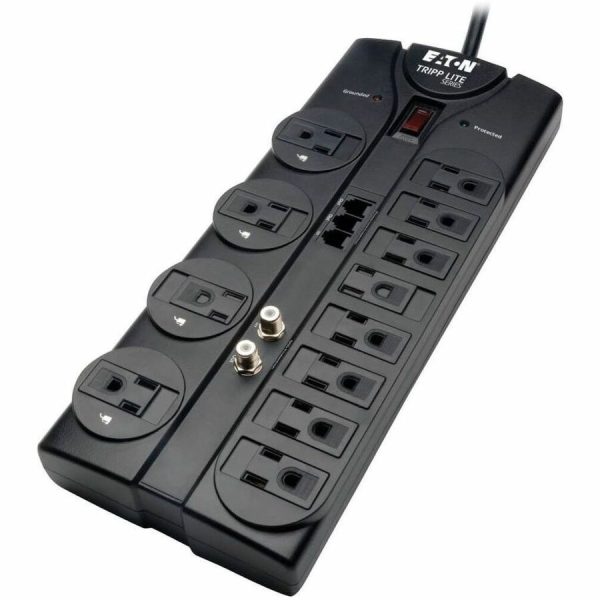 Eaton Tripp Lite Series Protect It! 12-Outlet Surge Protector, 8 ft. (2.43 m) Cord, 2880 Joules, Tel/Modem/Coaxial Protection - Image 10