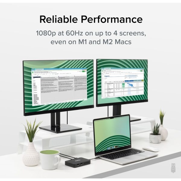 Plugable 4 HDMI Multi Monitor Adapter, USB 3.0 or USB C to HDMI Adapter - Image 4