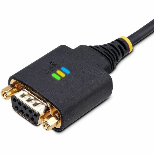 StarTech.com 10ft (3m) USB to Null Modem Serial Adapter Cable, COM Retention, FTDI, RS232, Changeable DB9 Screws/Nuts, Windows/macOS/Linux - Image 7