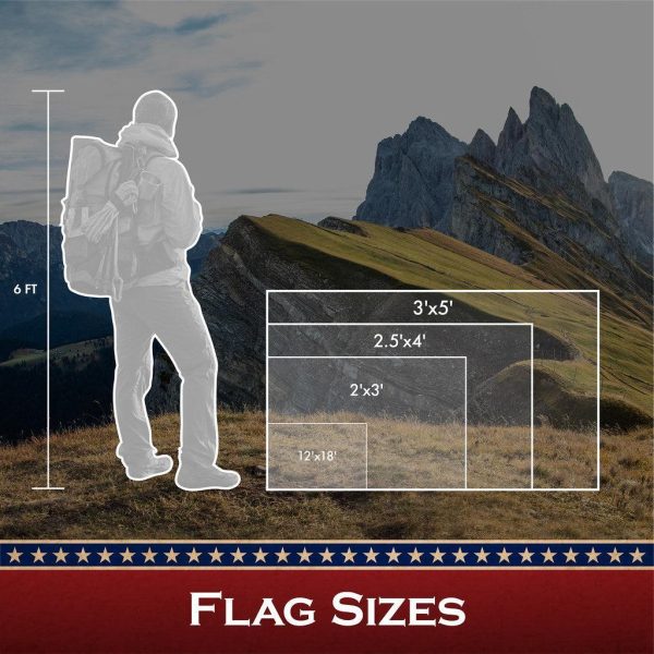 G128 5 Pack: Bennington 76 Tea-Stained Flag | 1x1.5 Ft | ToughWeave Pro Series Pole Sleeve Embroidered 420D Polyester | Historical Flag, Embroidered Design, High Quality, NO Flagpole Included - Image 8