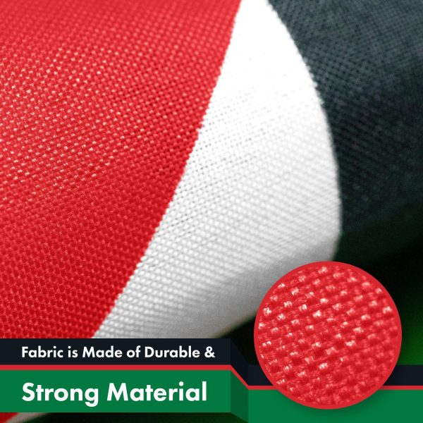 Palestine Palestinian Flag 3x5 Ft 3-Pack 150D Printed Polyester By G128 - Image 4