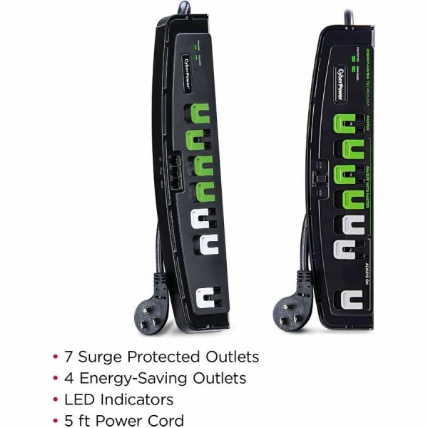 CyberPower P705G Essential 7 - Outlet Surge with 2100 J - Image 3