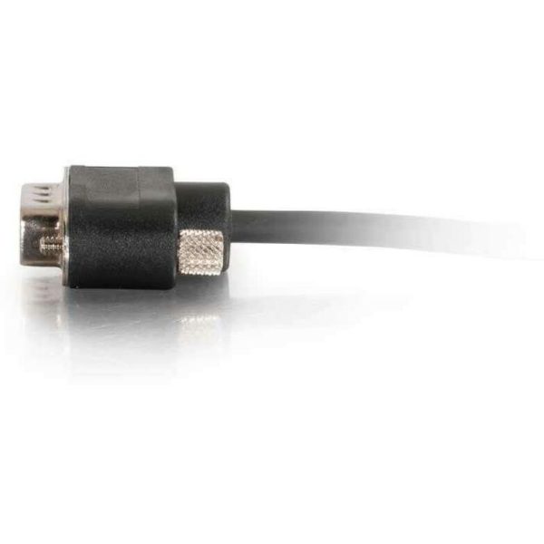 C2G 6ft Serial RS232 DB9 Cable with Low Profile Connectors M/M - In-Wall CMG-Rated - Image 2