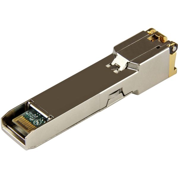 StarTech.com Cisco GLC-T Compatible SFP Module - 1000BASE-T - 1GE Gigabit Ethernet SFP SFP to RJ45 Cat6/Cat5e Transceiver - 100m - Image 2