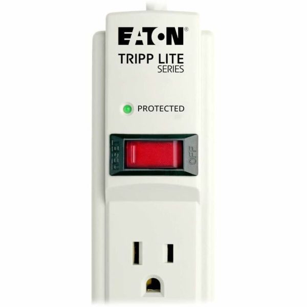 Eaton Tripp Lite Series Protect It! 6-Outlet Surge Protector, 6 ft. Cord, 790 Joules, Diagnostic LED, Light Gray Housing - Image 5