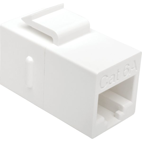 Eaton Tripp Lite Series Cat6a Straight-Through Modular In-Line Snap-In Coupler, (RJ45 F/F), TAA - Image 2