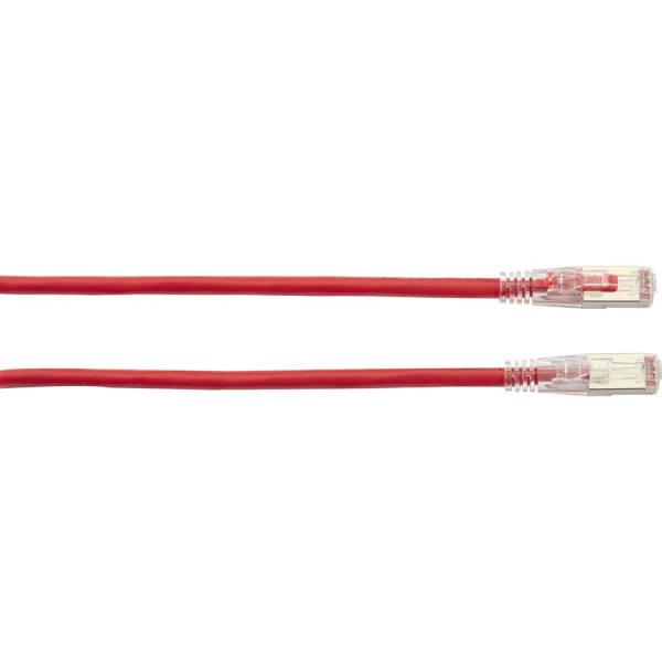 Black Box CAT6A 650-MHz Locking Snagless Patch Cable S/FTP CM PVC RD 15FT - Image 4