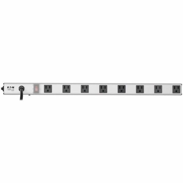 Eaton Tripp Lite Series 8 Right-Angle Outlet Vertical Power Strip, 120V, 15A, 15 ft. (4.57 m) Cord, 5-15P, 24 in. - Image 2