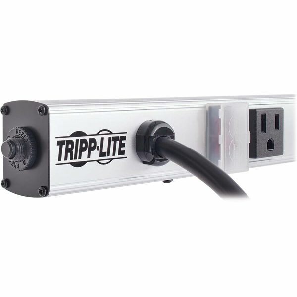 Eaton Tripp Lite Series 8 Right-Angle Outlet Vertical Power Strip, 120V, 15A, 15 ft. (4.57 m) Cord, 5-15P, 24 in. - Image 4