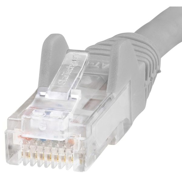 StarTech.com 14ft CAT6 Ethernet Cable - Gray Snagless Gigabit - 100W PoE UTP 650MHz Category 6 Patch Cord UL Certified Wiring/TIA - Image 2